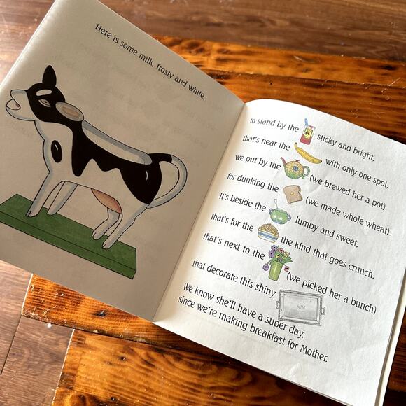 Vintage 1998 We're Making Breakfast For Mother Paperback Book - Picture 7 of 9